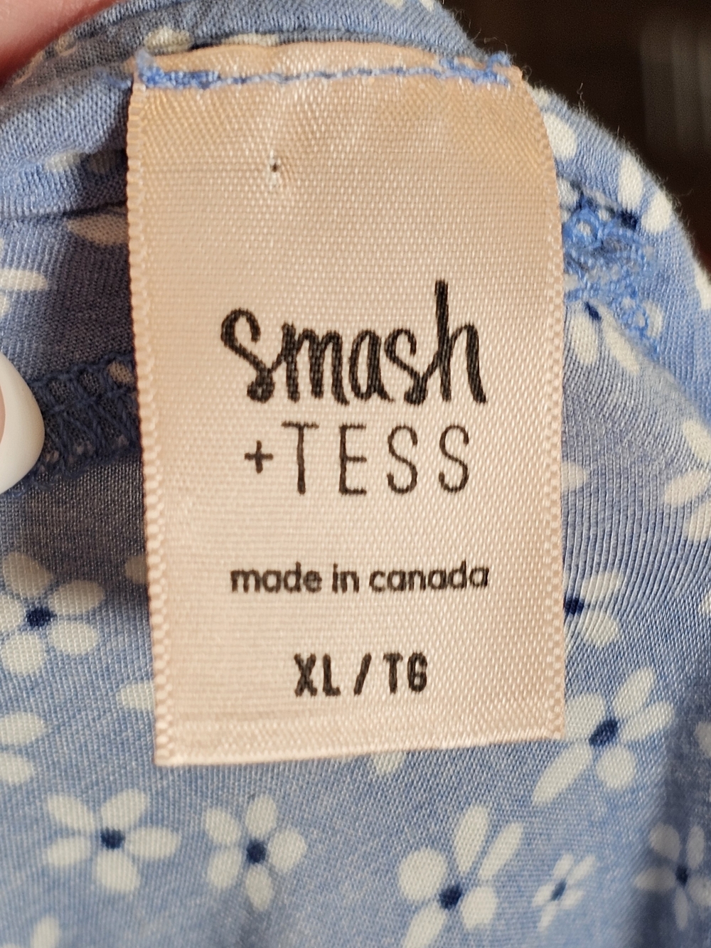 Smash + Tess Light Blue Floral Tie-Strap Jumpsuit - Picture 9 of 10